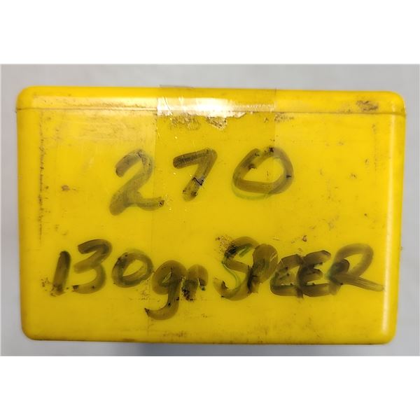 270 Win Speer 130 gr - 88 rds