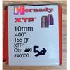 Image 1 : 10 mm Hornady XTP 155 gr - 50 rds