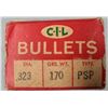 Image 1 : .323 CIL 170 gr Pointed Soft Point - 50 rds