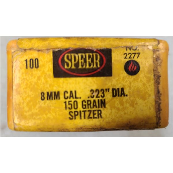 8 mm Speer Spitzer 150 gr - 100 rds