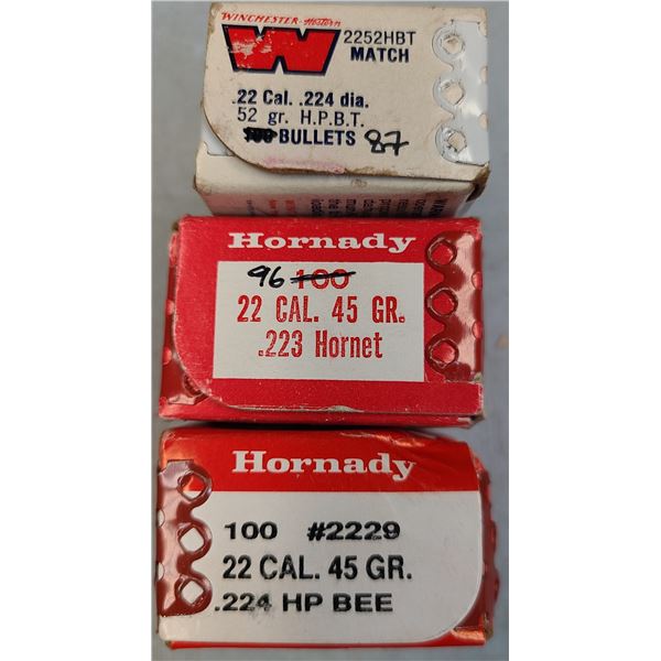 22 Cal Mixed Lot - See List - +/- 280 rds