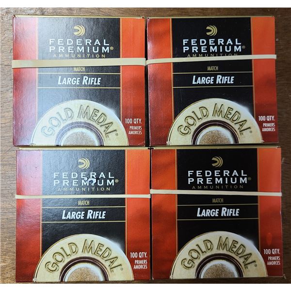 PRIMERS - Federal Premium Match Large Rifle - 400 rds