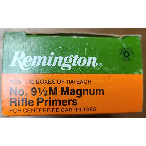 Primers - Remington No 9 1.2 Magnum Rifle - 1000 rds