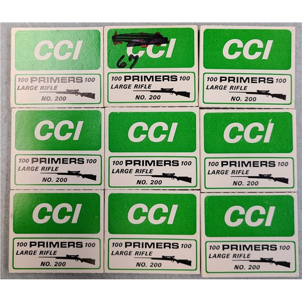 Large Rifle Primers CCI No 200 - 867 rds