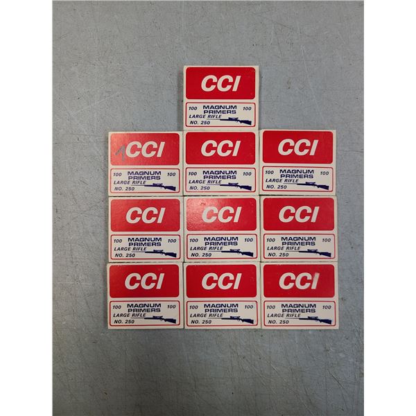 Magnum Large Rifle Primers CCI No 250 - 1000 rds