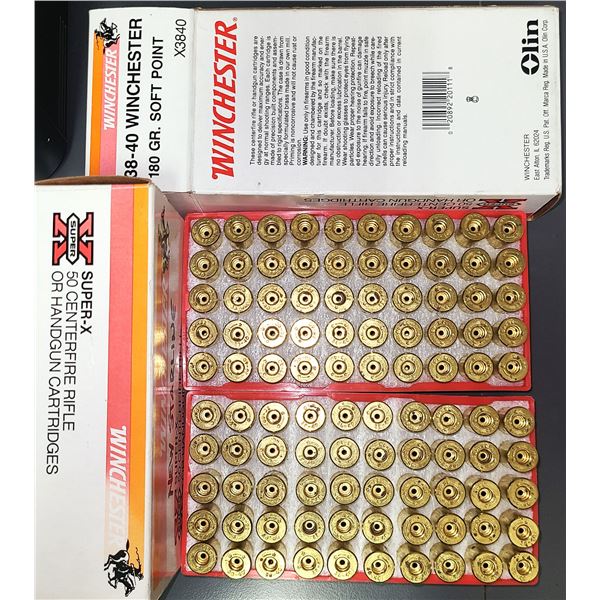 BRASS - 38-40 Win - NEW Starline Brass - 100 rds