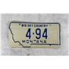 Image 1 : 1970 Montana Highway Patrol License Plate