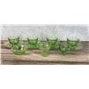 Image 2 : Group of Uranium Green Depression Glass