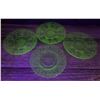 Image 3 : Group of Uranium Green Depression Glass