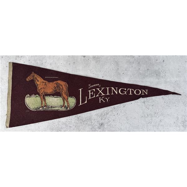 Lexington Kentucky Man O'War Souvenir Pennant