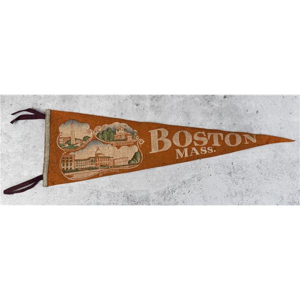 Boston Massachusetts Souvenir Pennant