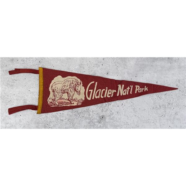 Glacier National Park Montana Souvenir Pennant