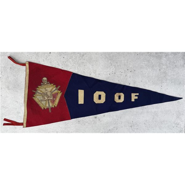 Large IOOF Odd Fellows Souvenir Pennant