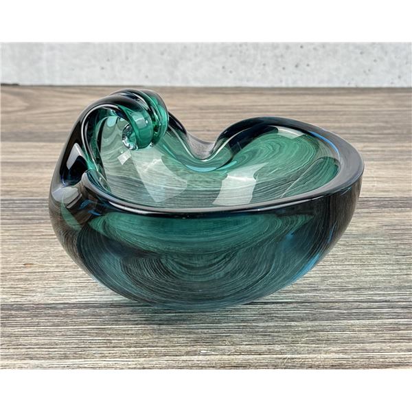 Mid Century Murano Sommerso Glass Bowl