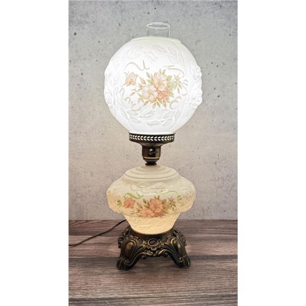 Phoenix Lamp Co Wild Roses Gone With Wind Lamp