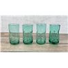 Image 1 : Blenko Art Glass Dimpled Glass Tumbler Set