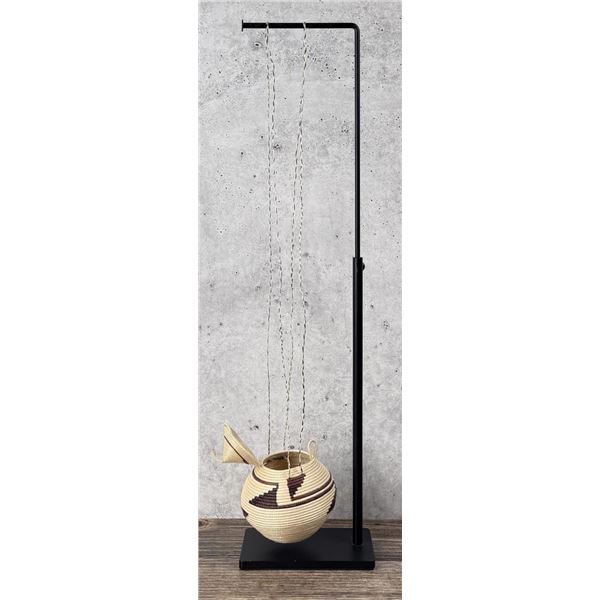 Rwanda Africa Lidded Woven Peace Basket