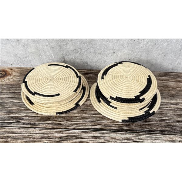 Rwanda Woven Basket Coasters