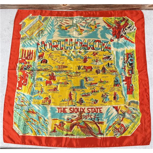 North Dakota Souvenir Bandanna Handkerchief