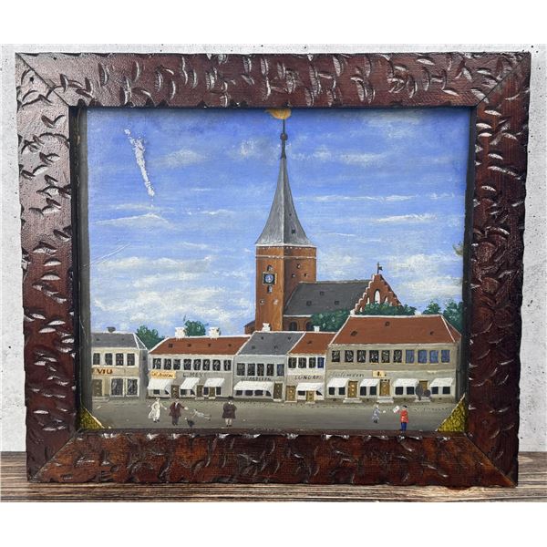 Ludvig Meyer Nakskov Denmark Oil Painting