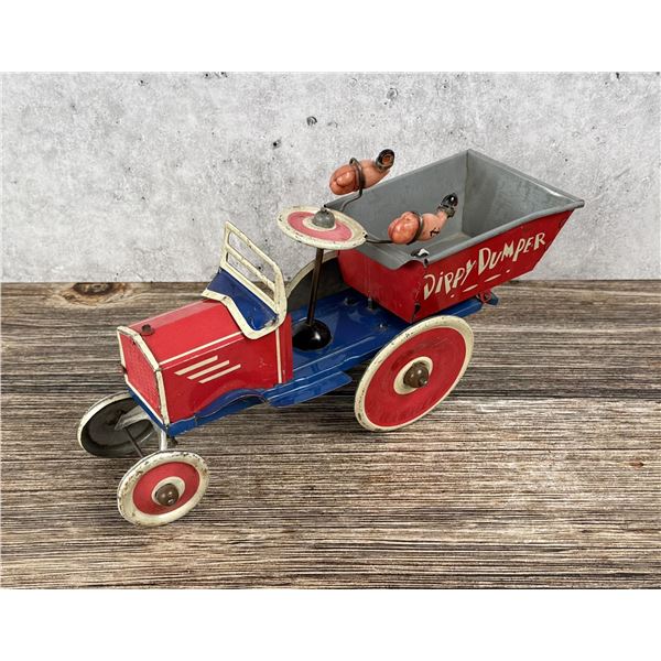 Marx Dippy Dumper Popeye Tin Wind Up Toy