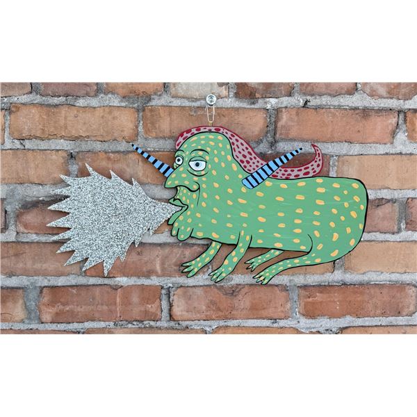 Steve Burnley Folk Art Critters Luck Spitter