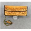 Image 1 : Vintage Western Tooled Leather Wallet & Chain