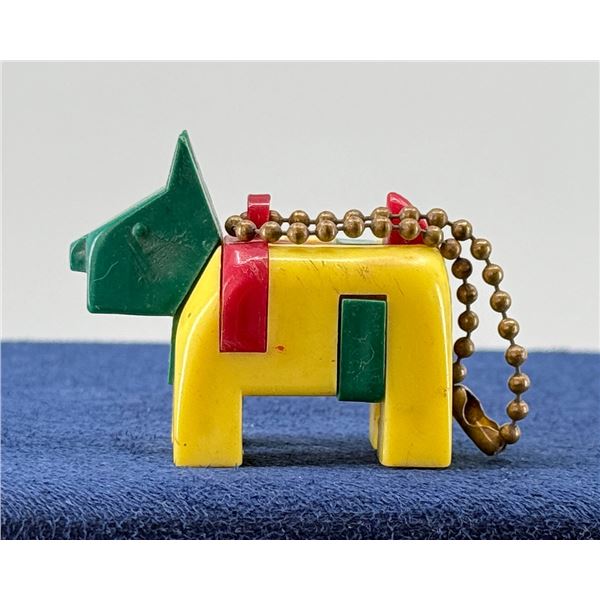 Scotty Dog Keychain Puzzle Charm