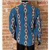 Image 2 : Wrangler Aztec Pattern Pearl Snap Western Shirt