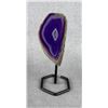 Image 1 : Purple Brazilian Banded Agate