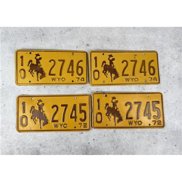 Wyoming License Plates
