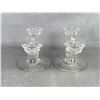 Image 3 : Fostoria American Pattern 2056 Double Candlesticks
