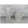 Image 1 : Fostoria American Pitcher & Vase