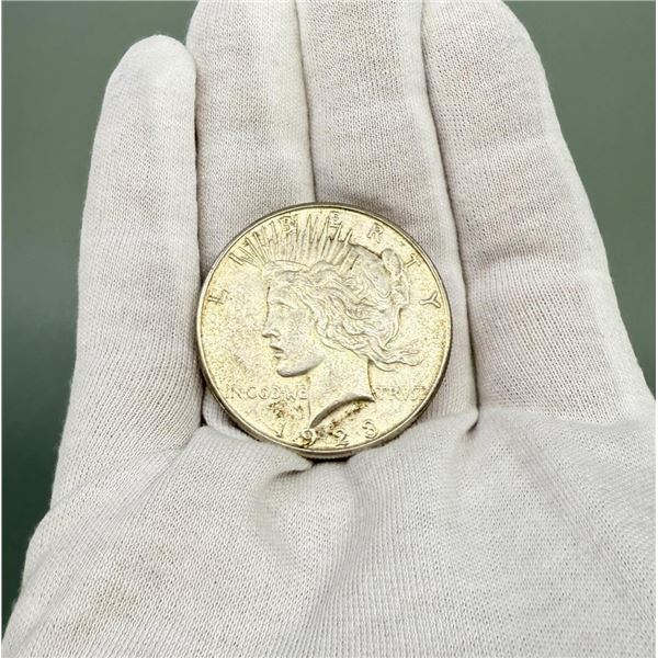 1923 S Silver Peace Dollar