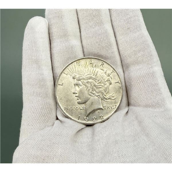 1922 D Silver Peace Dollar