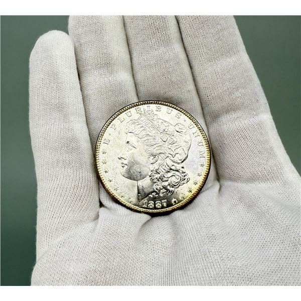 1887 P Morgan Silver Dollar