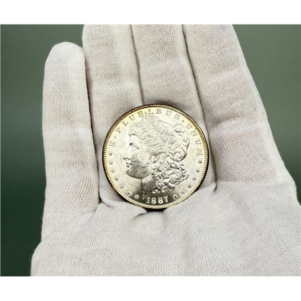 1887 P Morgan Silver Dollar