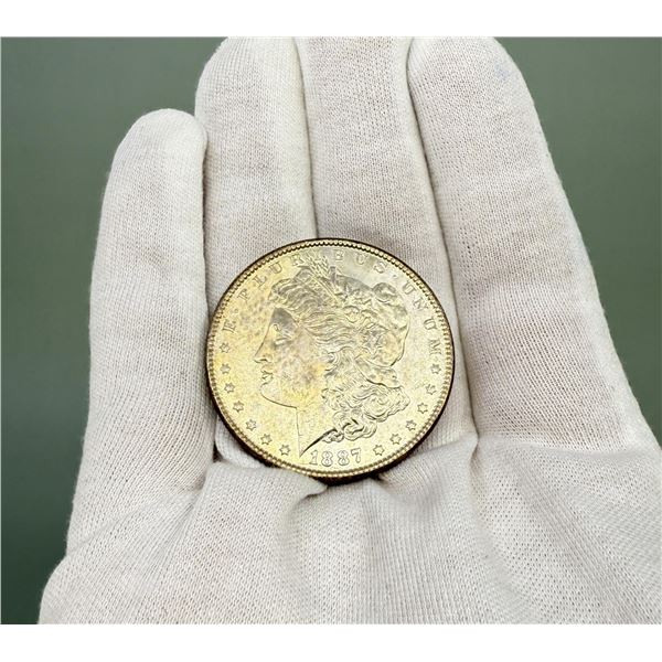 1887 P Morgan Silver Dollar