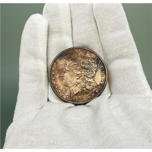 1887 P Morgan Silver Dollar