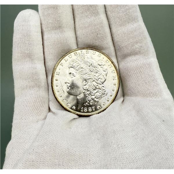 1887 P Morgan Silver Dollar