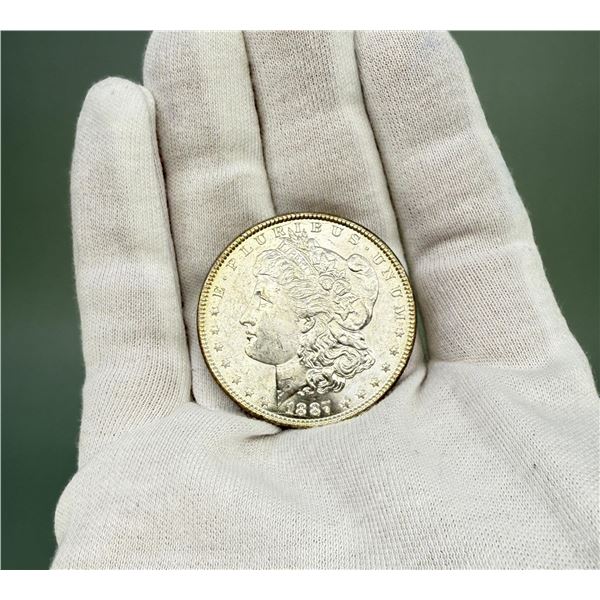 1887 P Morgan Silver Dollar
