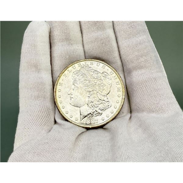 1887 P Morgan Silver Dollar