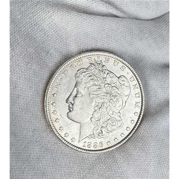 1886 P Morgan Silver Dollar