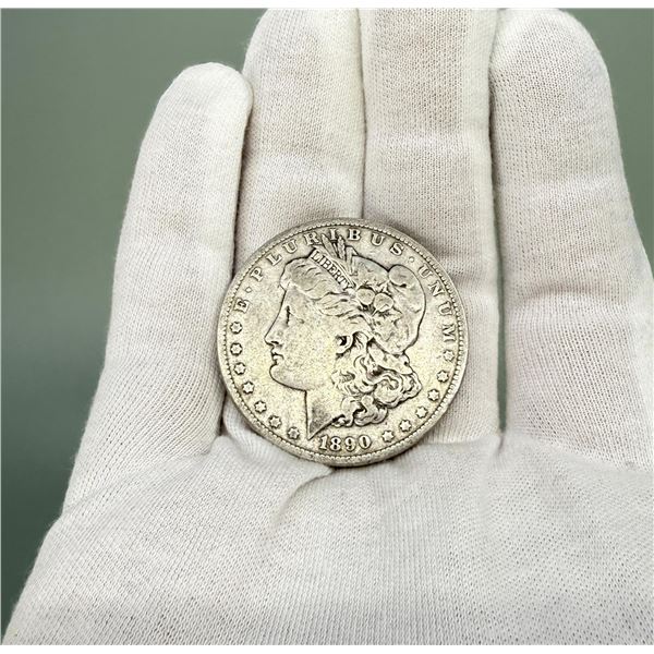1890 P Morgan Silver Dollar