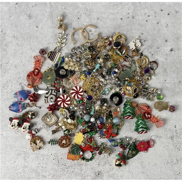 Lot of Costume Jewelry Earrings