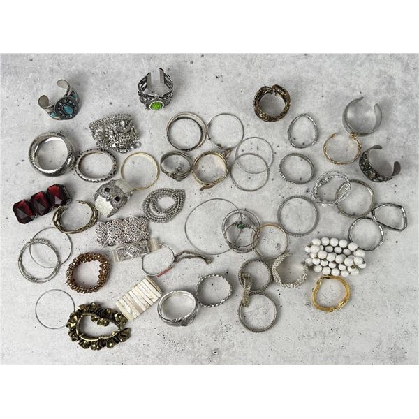 Lot of Costume Jewelry Bracelets
