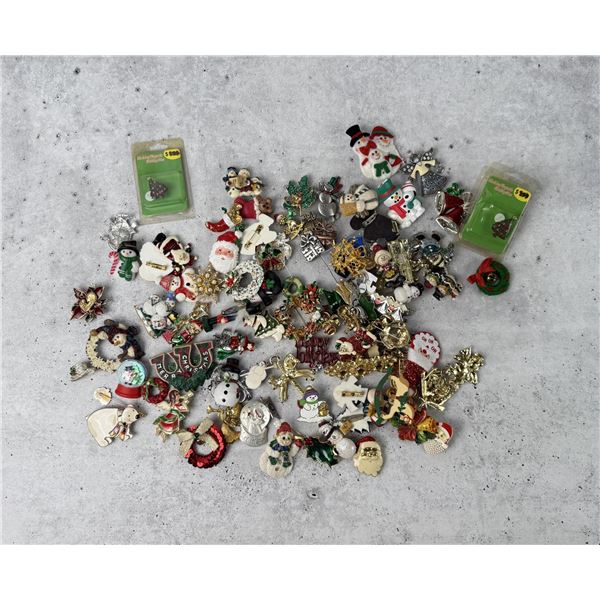 Group Of Christmas Holiday Jewelry