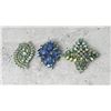 Image 1 : Juliana Blue Lava Rhinestone Brooch & Others