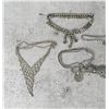 Image 2 : Collection of Costume Jewelry Rhinestone Necklaces