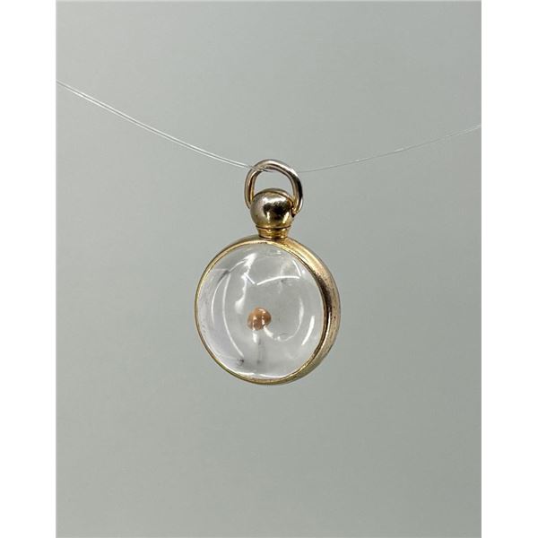 Human Kidney Stone Necklace Pendant